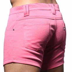 Short Jeans Stretch Skinny Rose