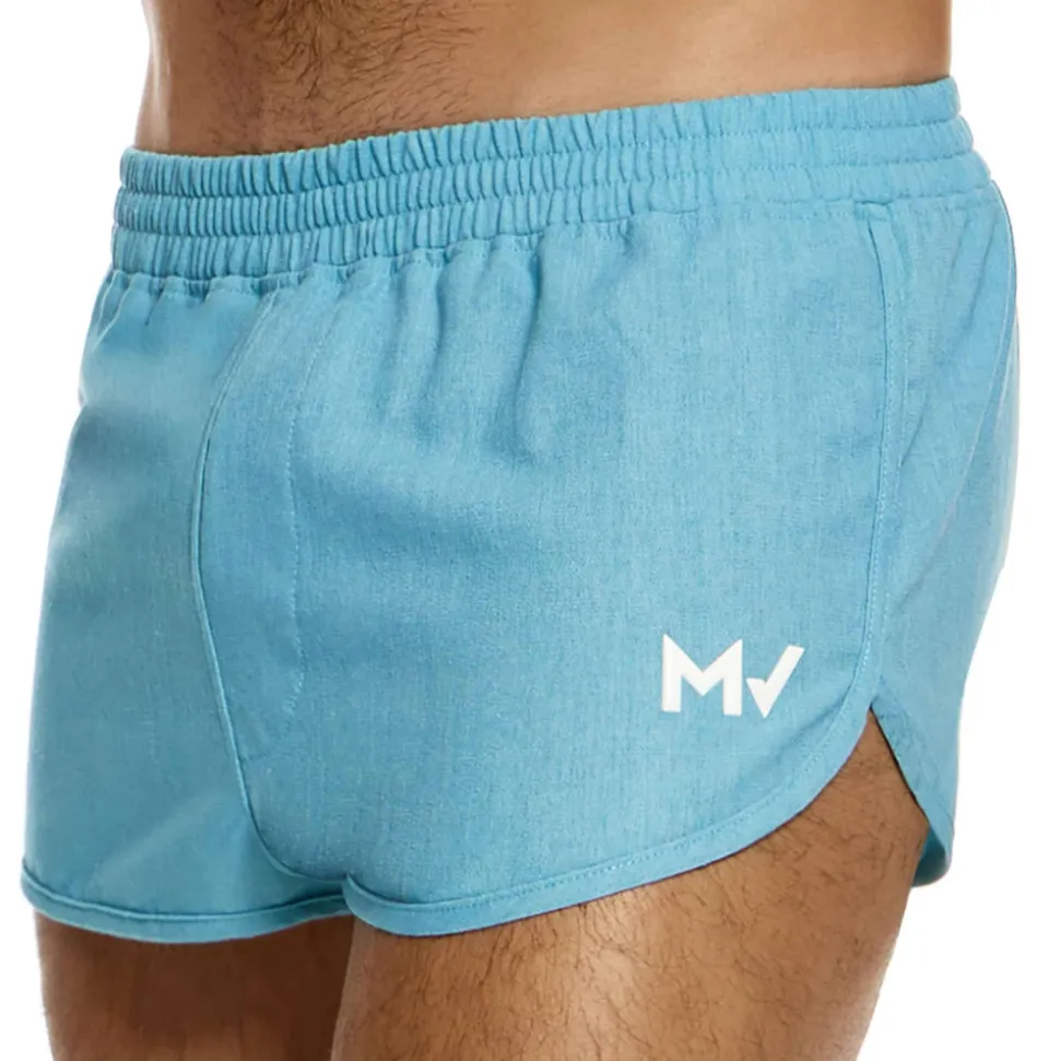Short Jogging Lin Bleu Ciel