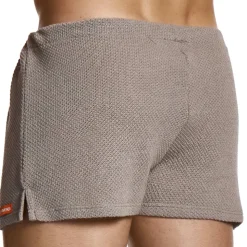 Short Micro Knit Marron