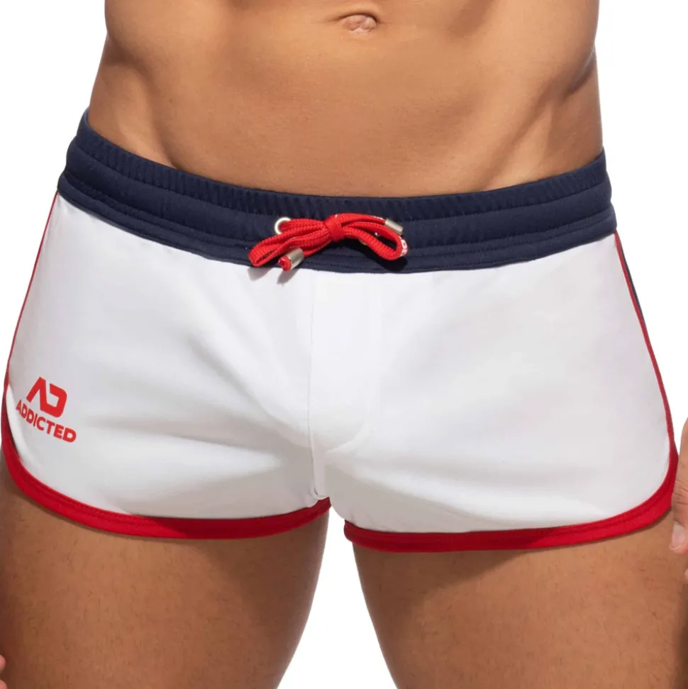 Short Mix Microfibre Blanc