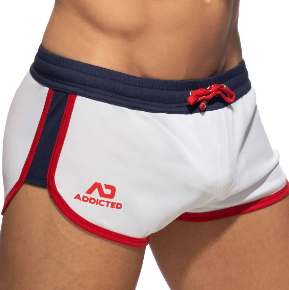 Short Mix Microfibre Blanc