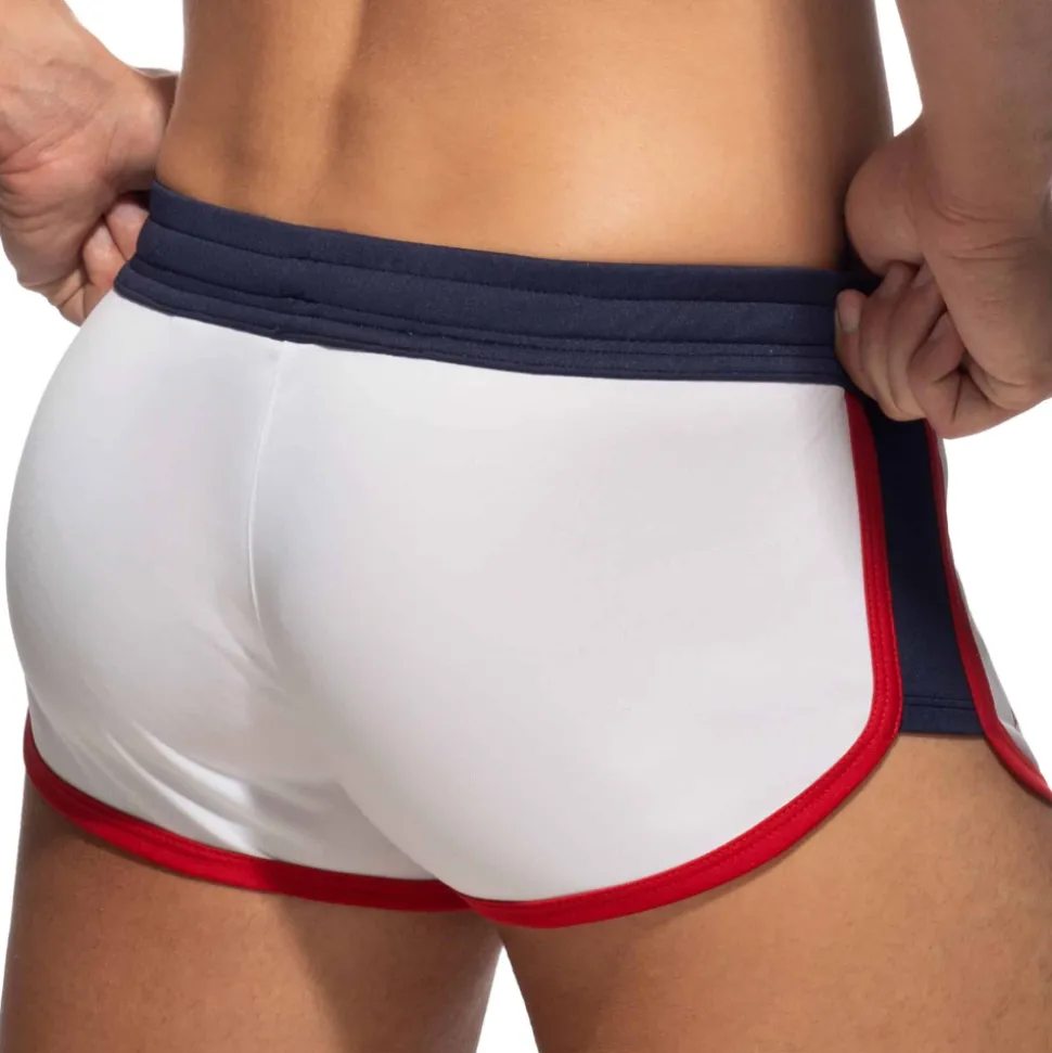 Short Mix Microfibre Blanc