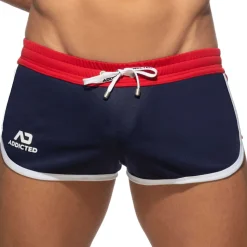 Short Mix Microfibre Bleu Marine