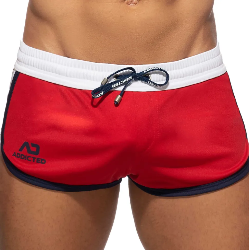 Short Mix Microfibre Rouge