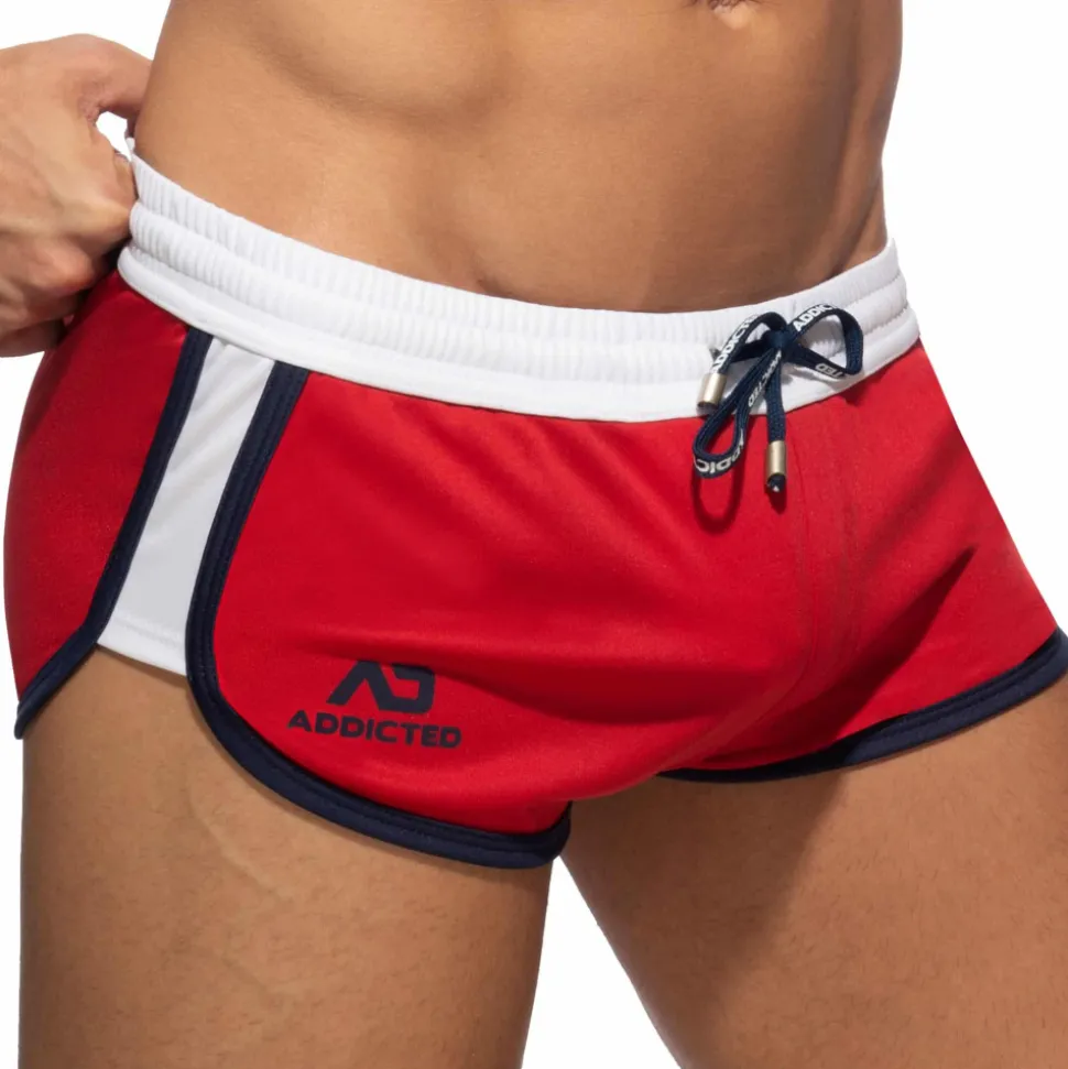 Short Mix Microfibre Rouge