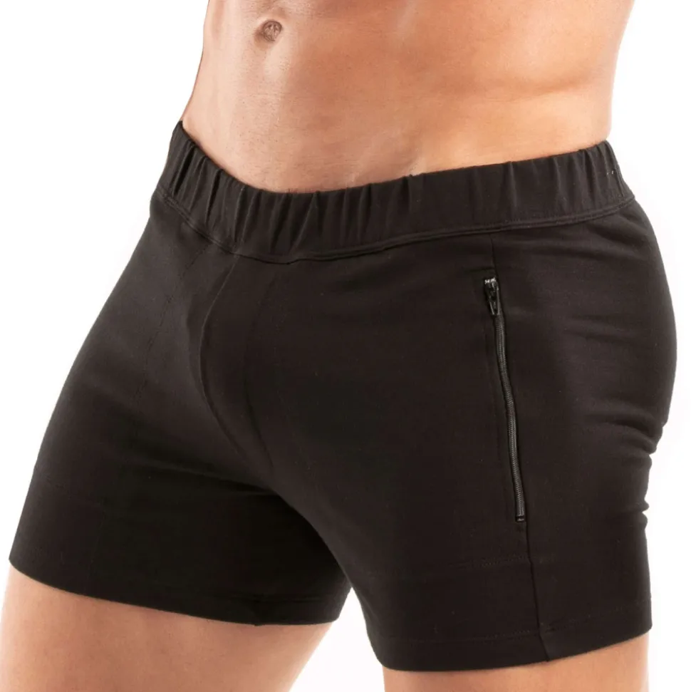 Short Paris Zippé Noir
