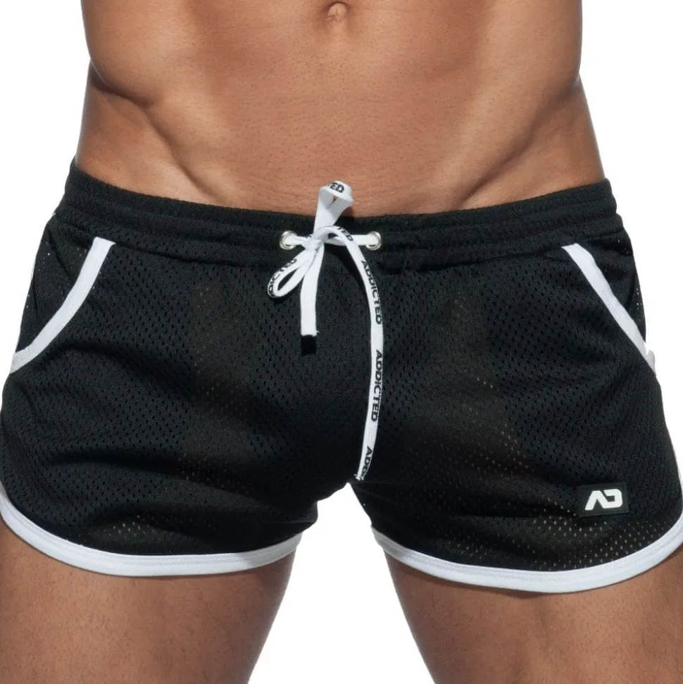 Short Rocky Mesh Noir