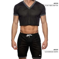 Short Slam Mesh Noir