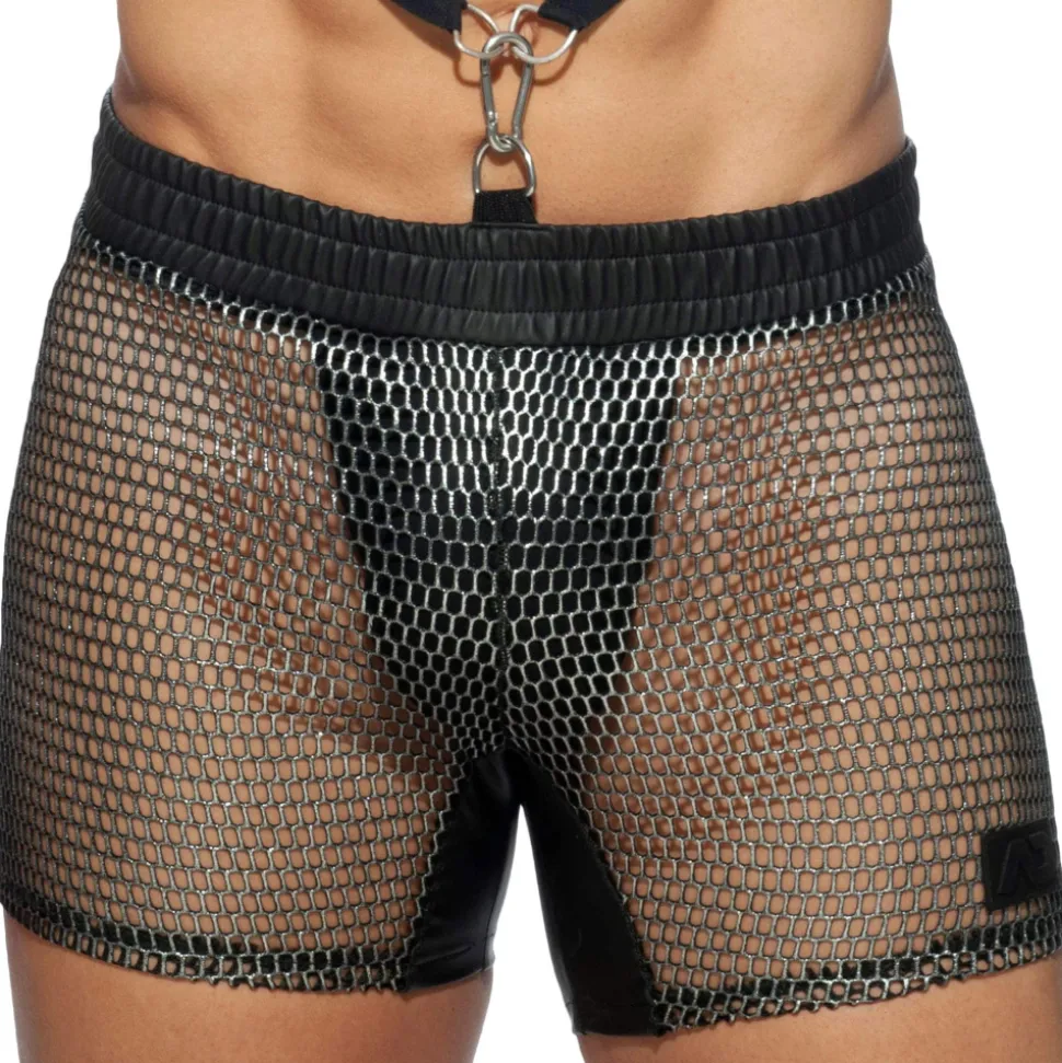 Short Sport C-Through Mesh Noir