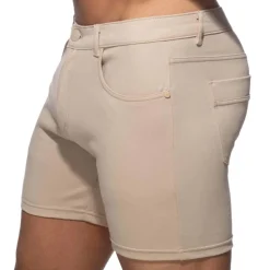 Short Svelte Coton Beige