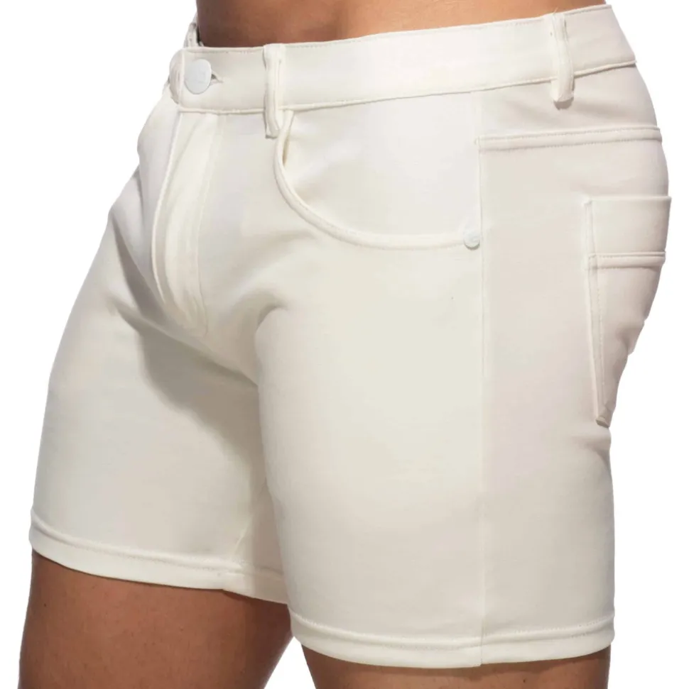 Short Svelte Coton Blanc