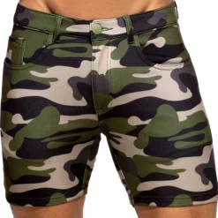 Short Svelte Microfibre Camouflage