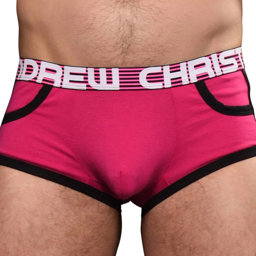 Shorty Almost Naked Rétro Pocket Fuchsia