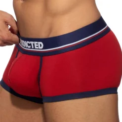 Shorty Basic Colors Coton Rouge - Marine