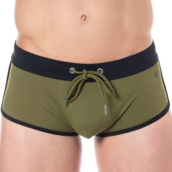 Shorty de Bain Kaki