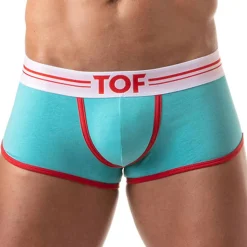 Shorty French Coton Bleu Turquoise
