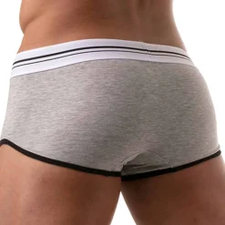 Shorty French Coton Gris Chiné