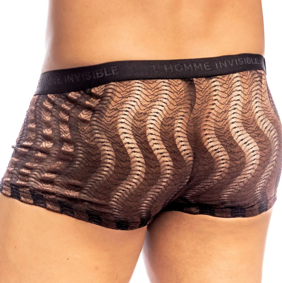 Shorty Hipster Push-Up Night Ripple Chocolat