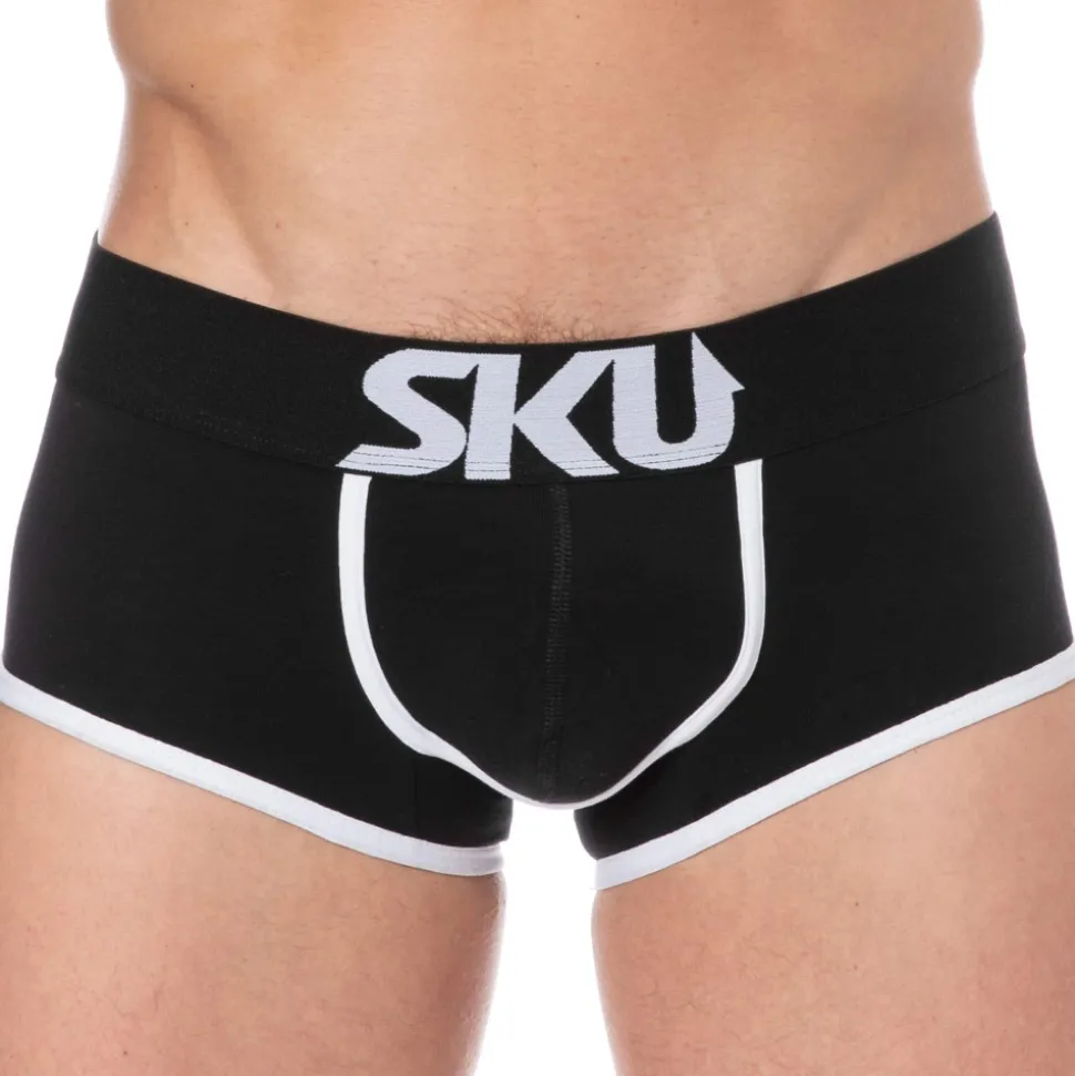Shorty Logo Coton Noir