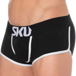 Shorty Logo Coton Noir