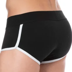 Shorty Logo Coton Noir