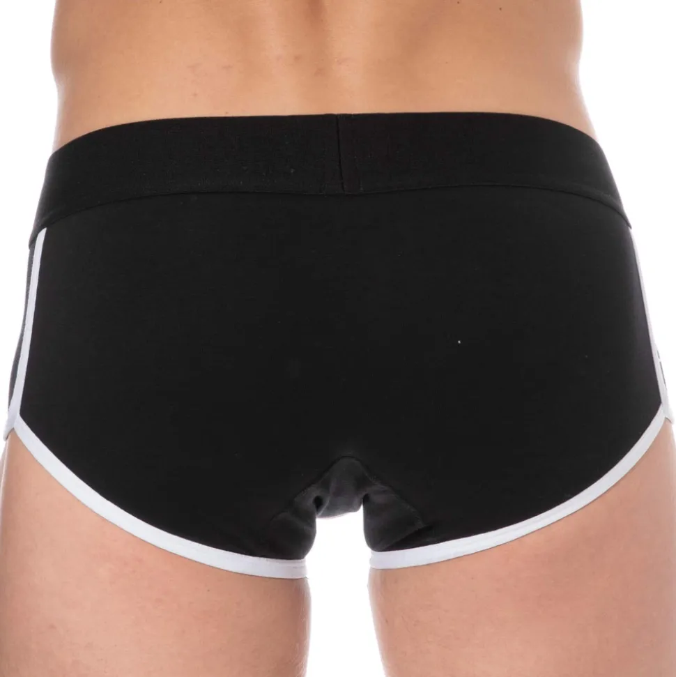 Shorty Logo Coton Noir