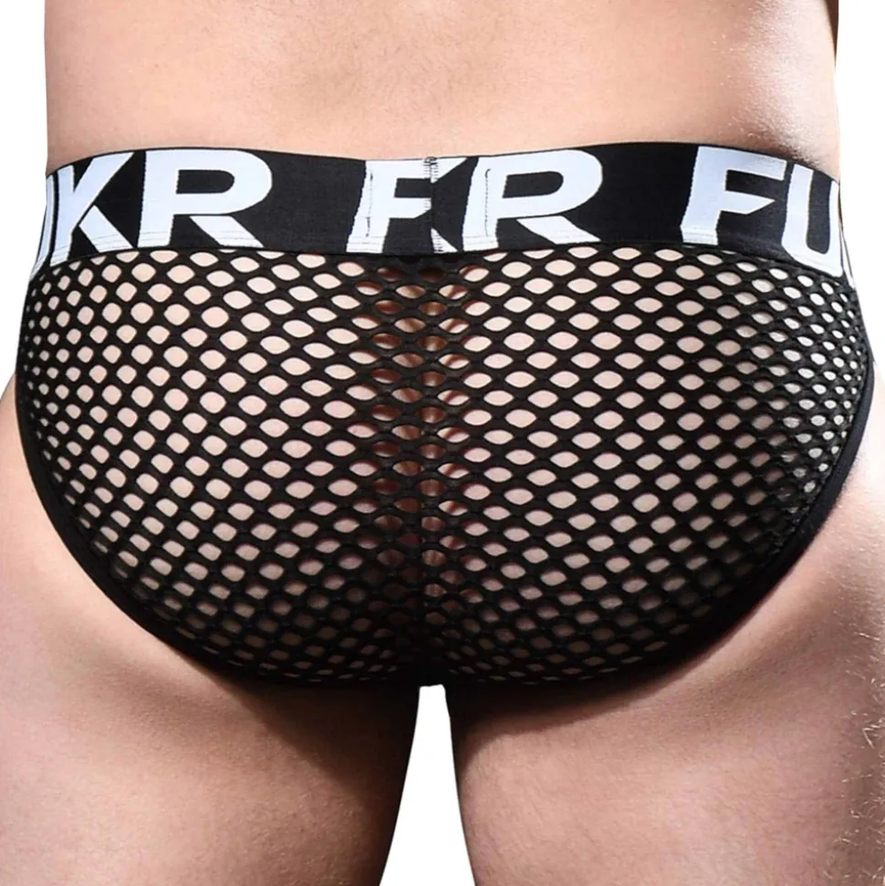 Slip Almost Naked Net FUKR Noir