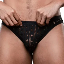 Slip Almost Naked Orgy Mesh Noir
