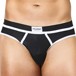 Slip Bikini Bold Line Noir