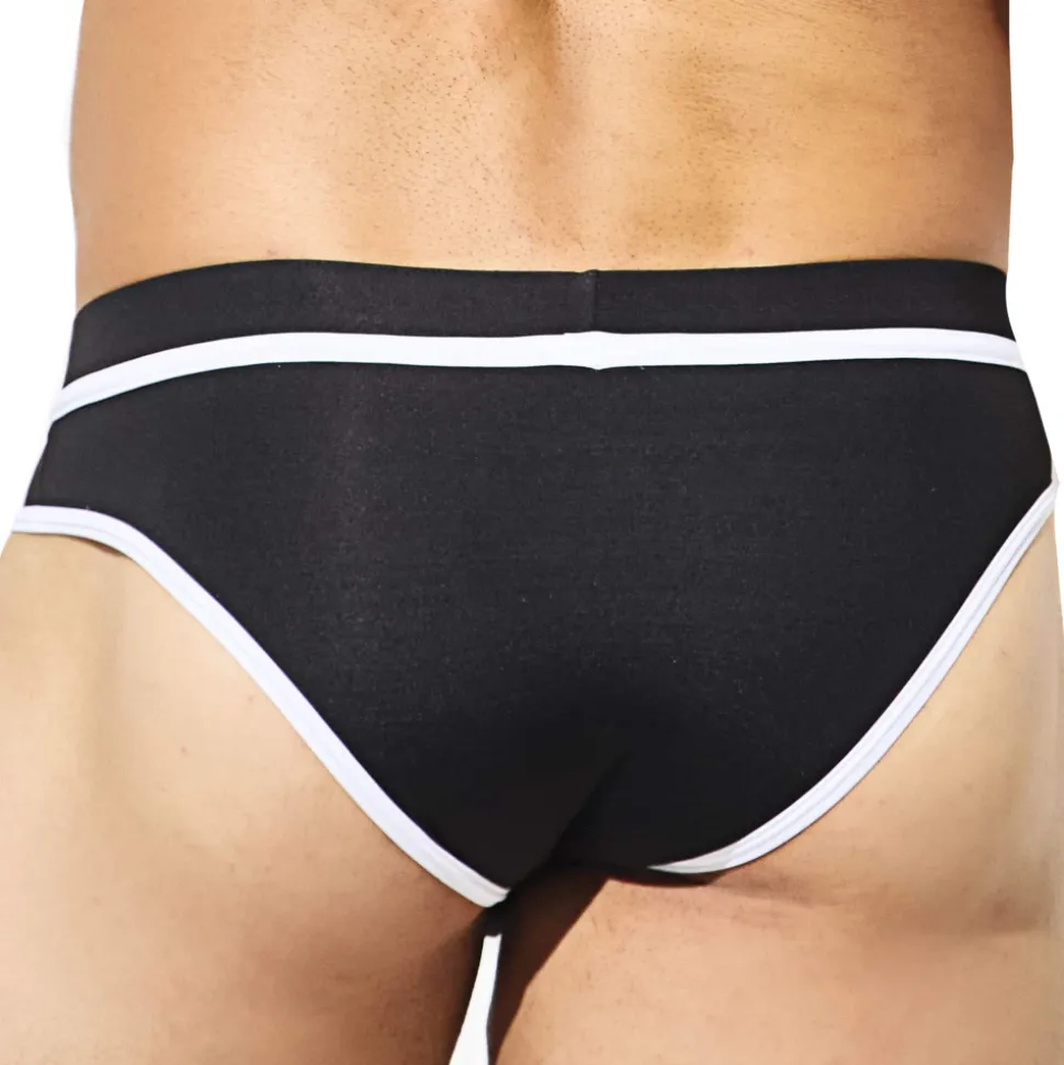 Slip Bikini Bold Line Noir