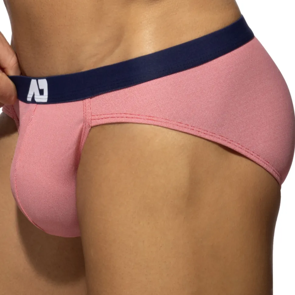 Slip Bikini Jeans Piqué Rose