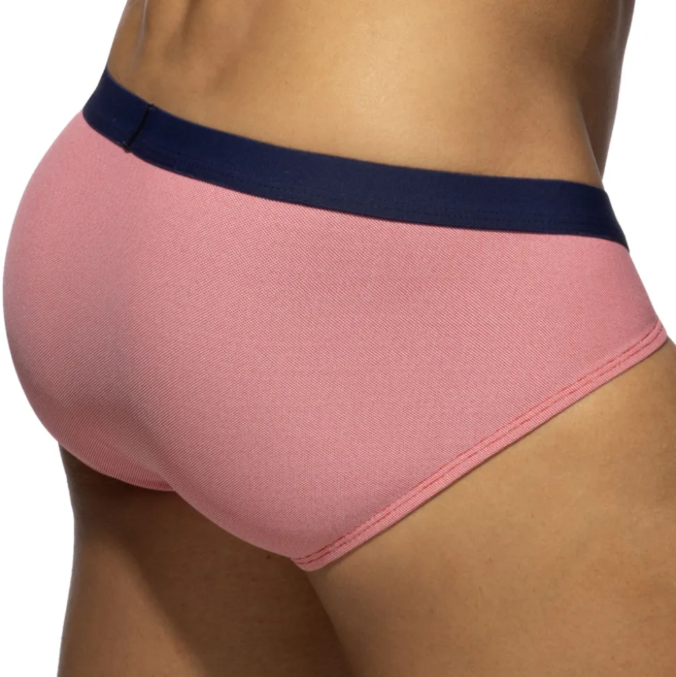 Slip Bikini Jeans Piqué Rose