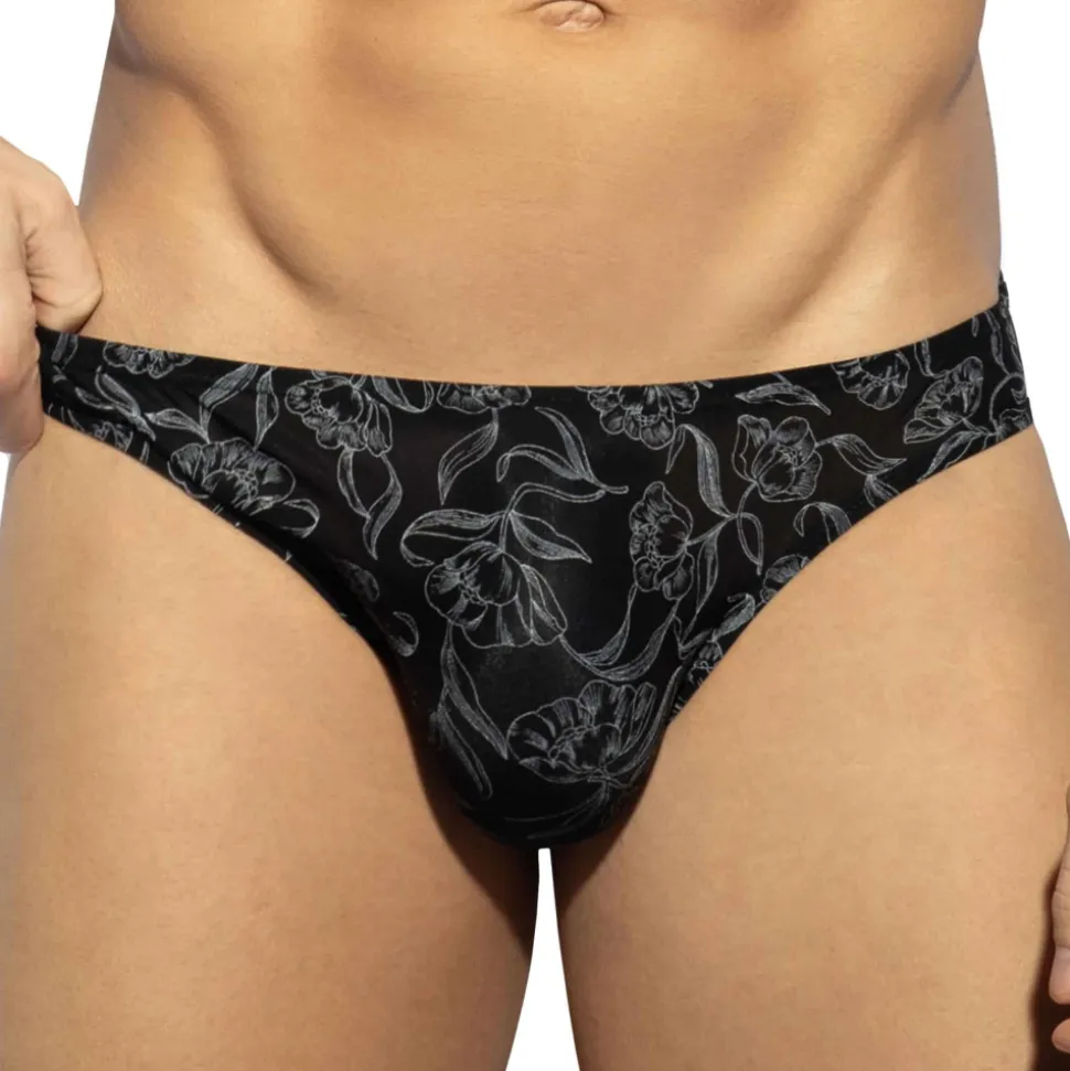 Slip Bikini Lingerie Noir