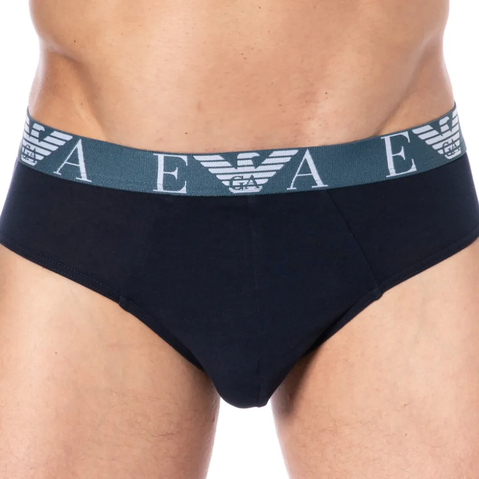 Slip Bold Monogram Coton Marine - Bleu