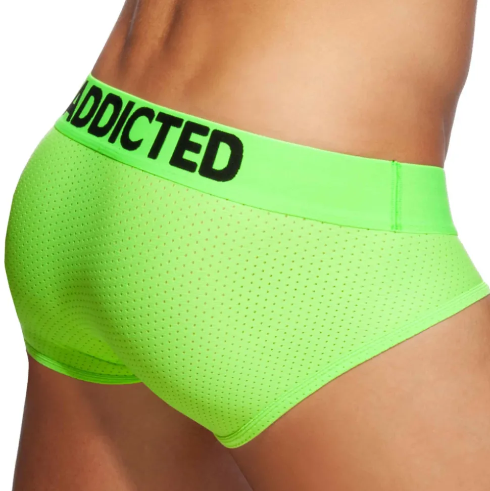 Slip Cockring Mesh Neon Vert Fluo