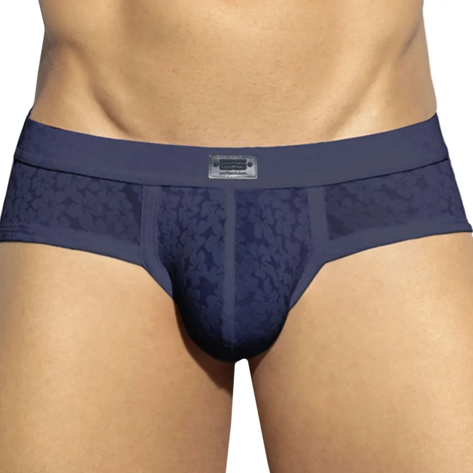 Slip Daisy Flower Bleu Marine