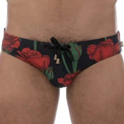 Slip de Bain Amour Noir
