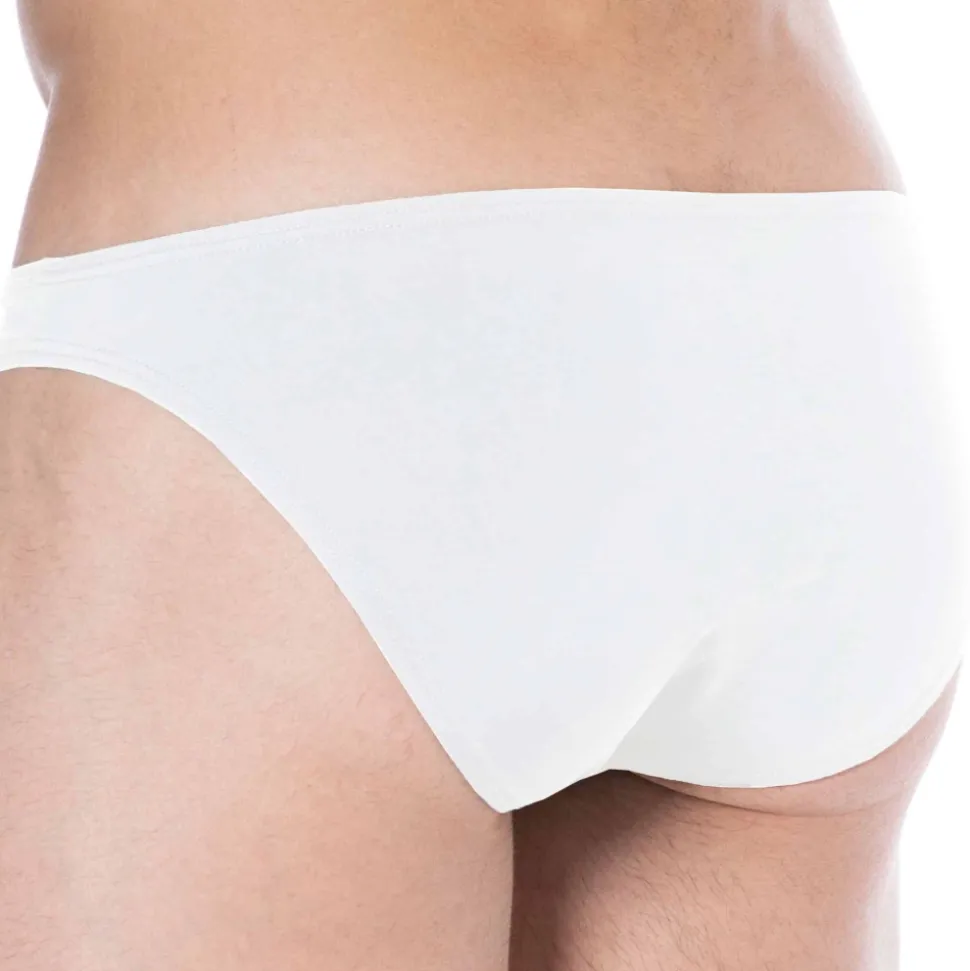 Slip de Bain Bikini Blanc