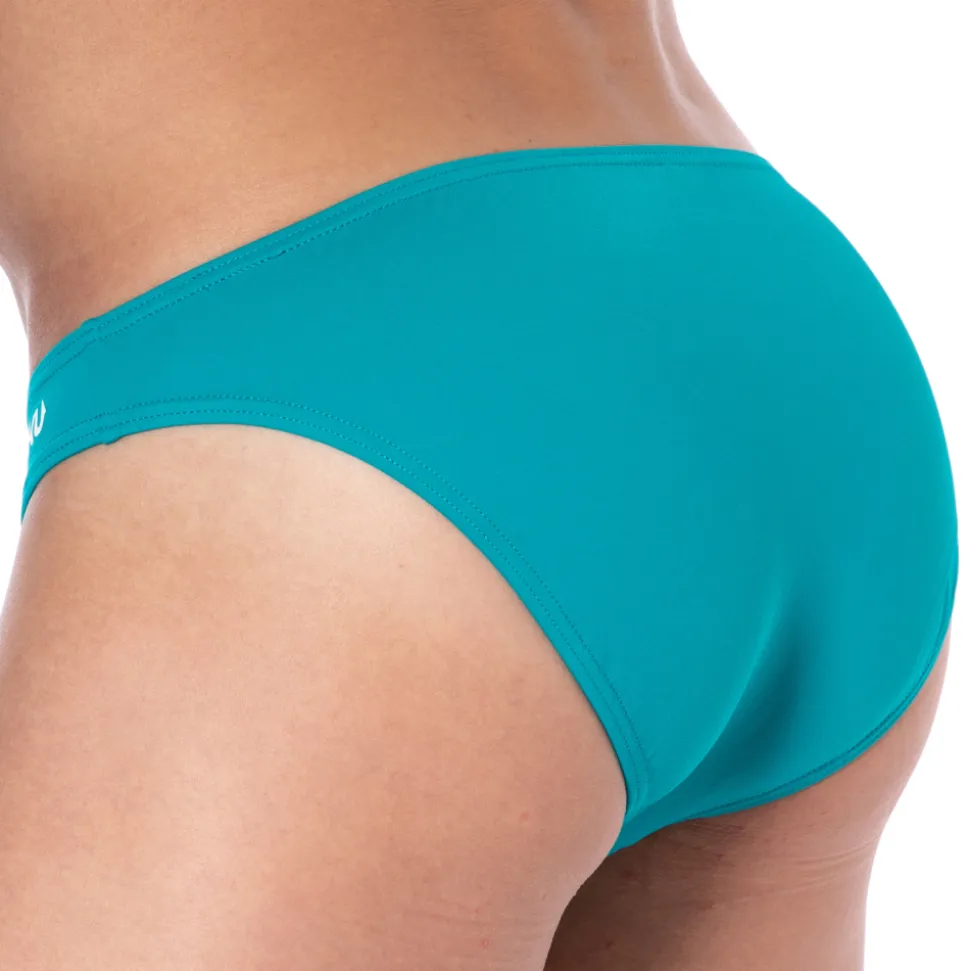 Slip de Bain Bikini Bleu Canard