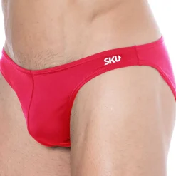 Slip de Bain Bikini Rouge