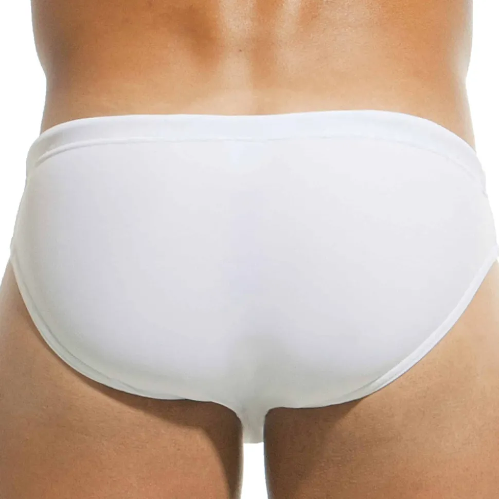 Slip de Bain Classique Blanc