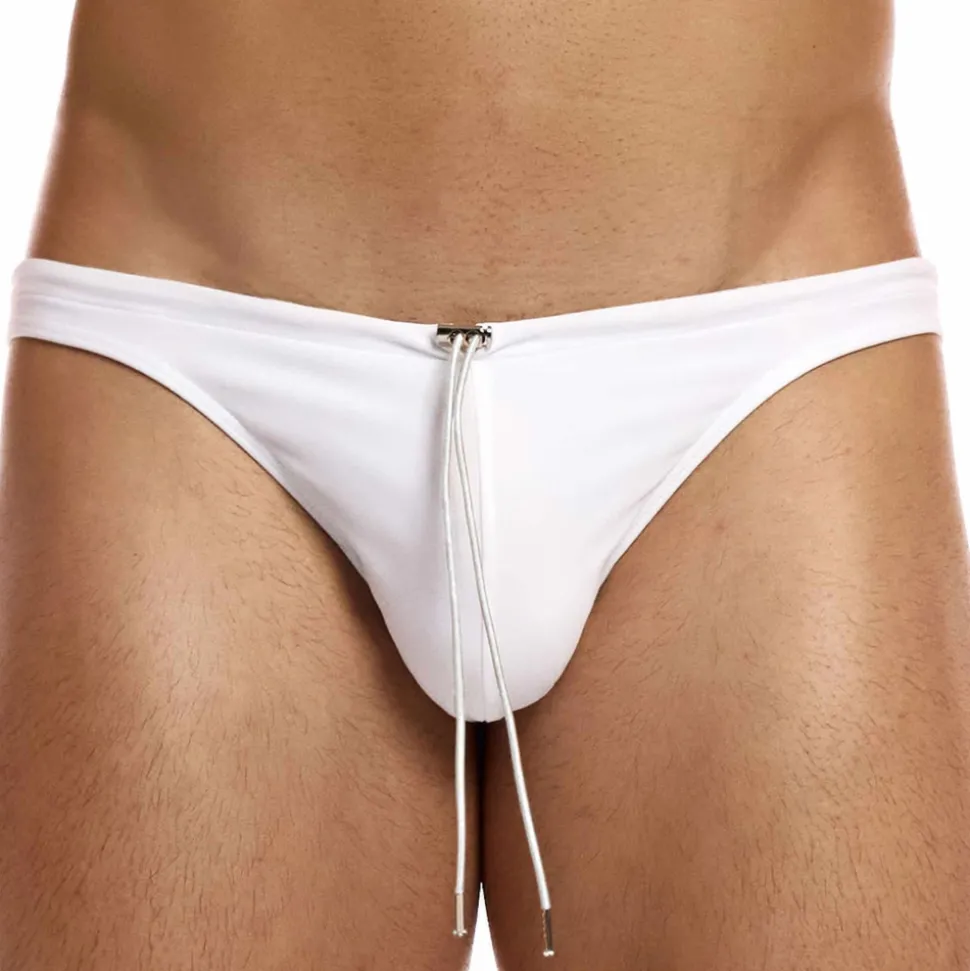 Slip de Bain Low Rise Chameleon Blanc