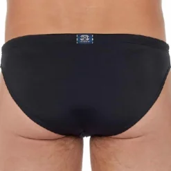 Slip de Bain Micro Sea Life Noir