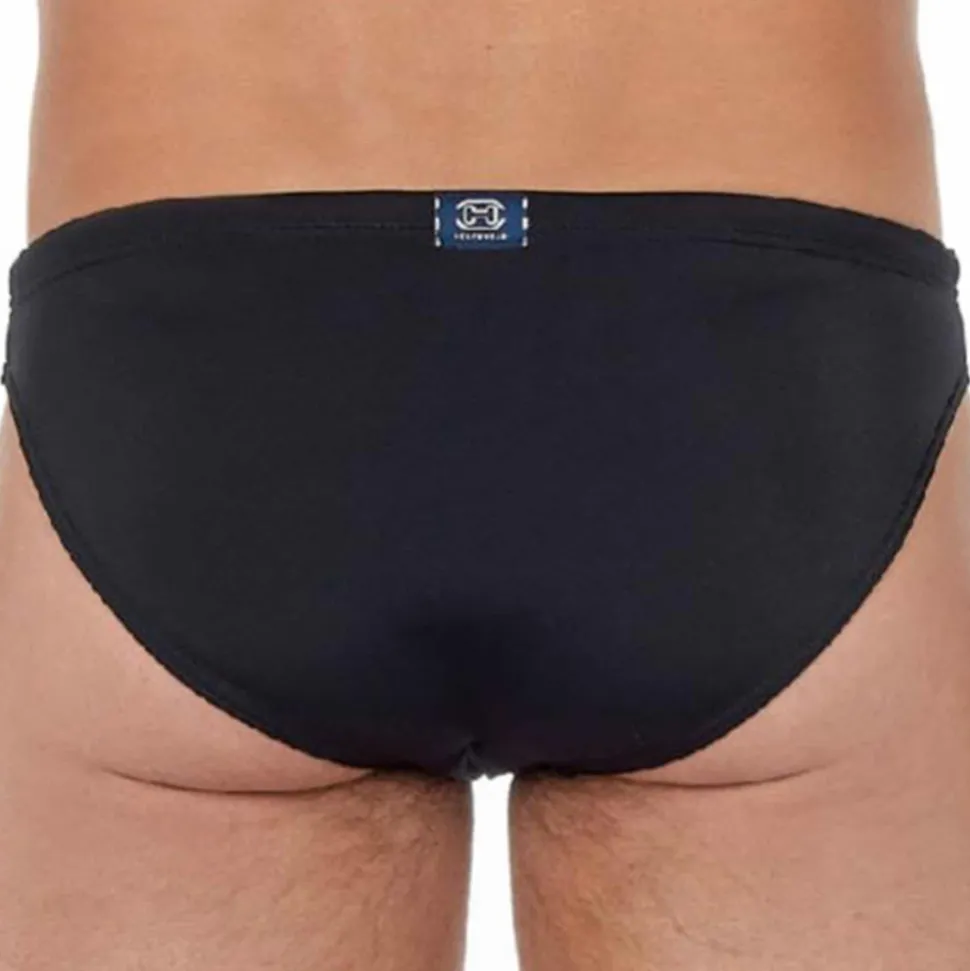 Slip de Bain Micro Sea Life Noir