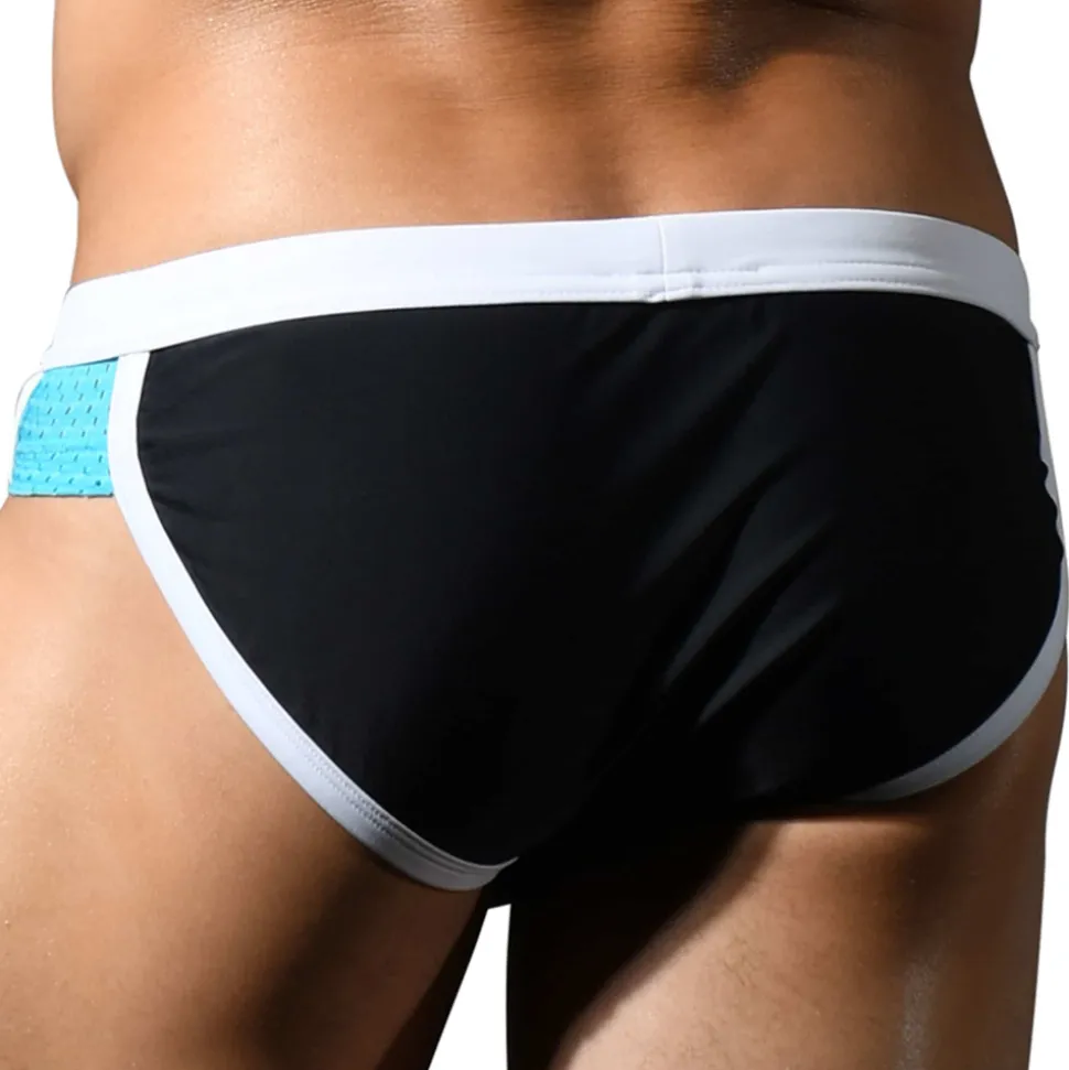 Slip de Bain Rétro Noir