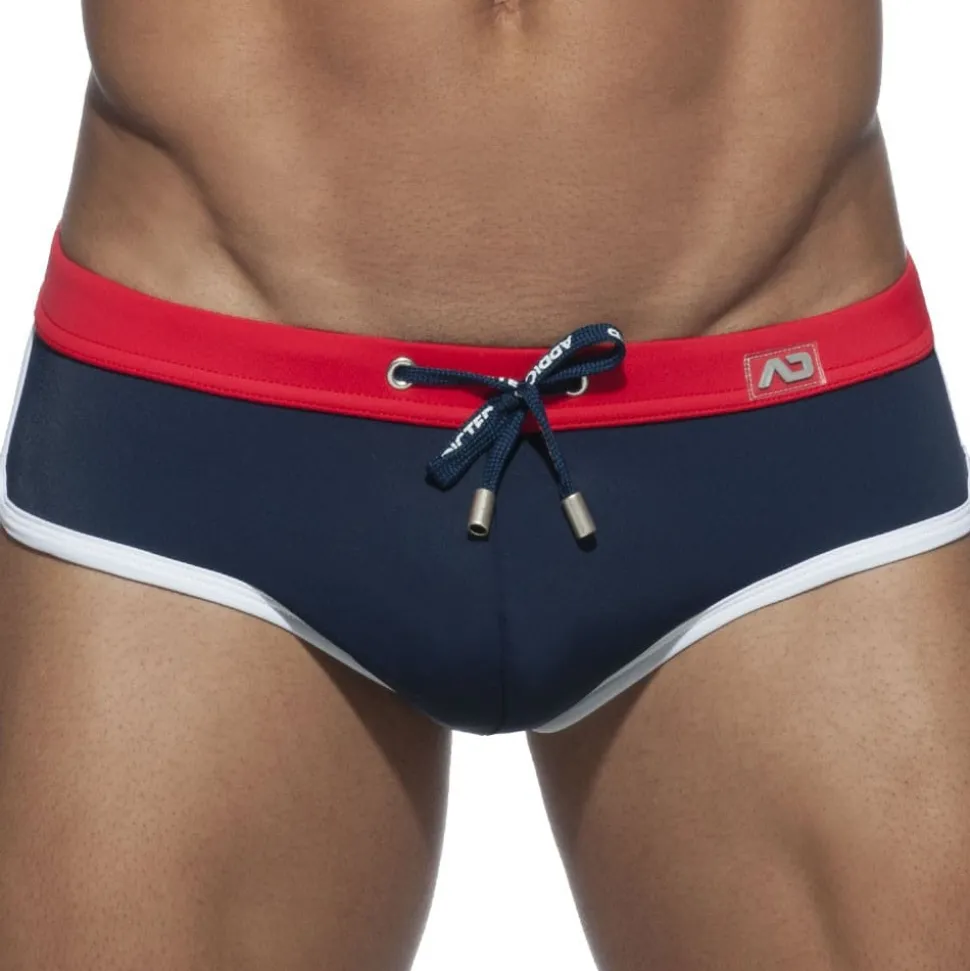 Slip de Bain Uni Marine