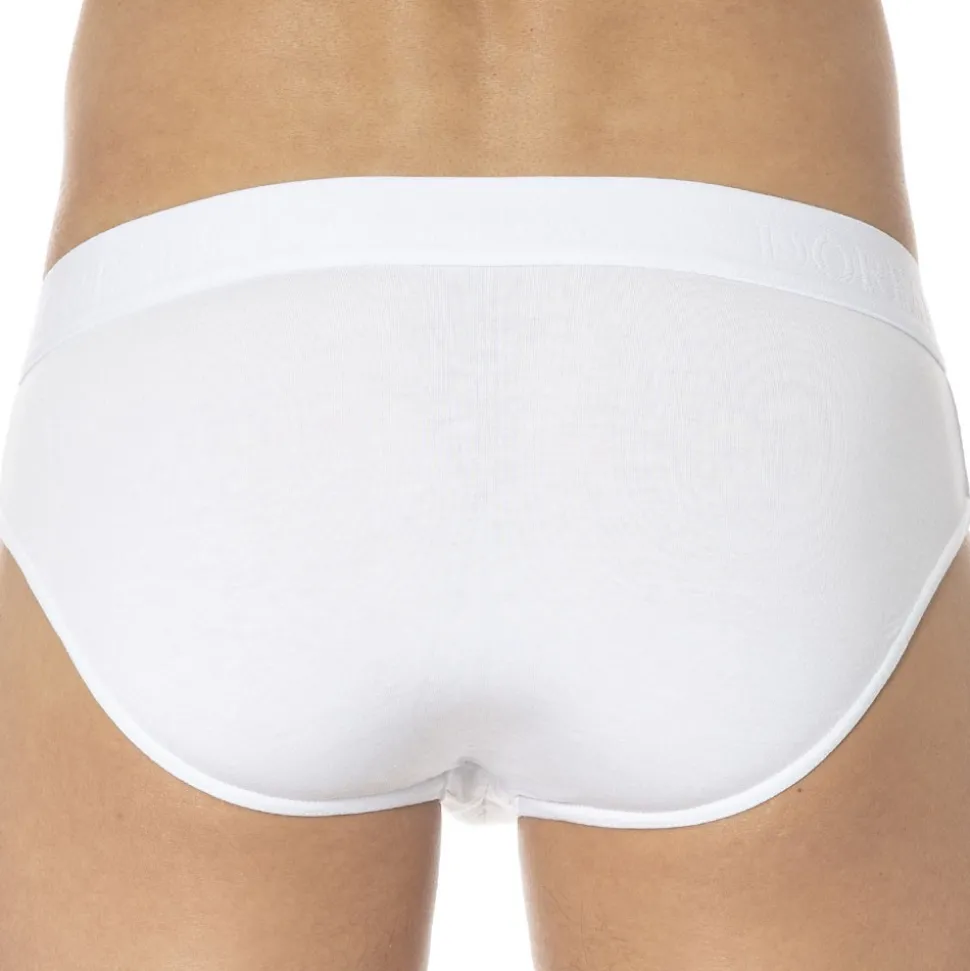 Slip Elegant Zip Blanc