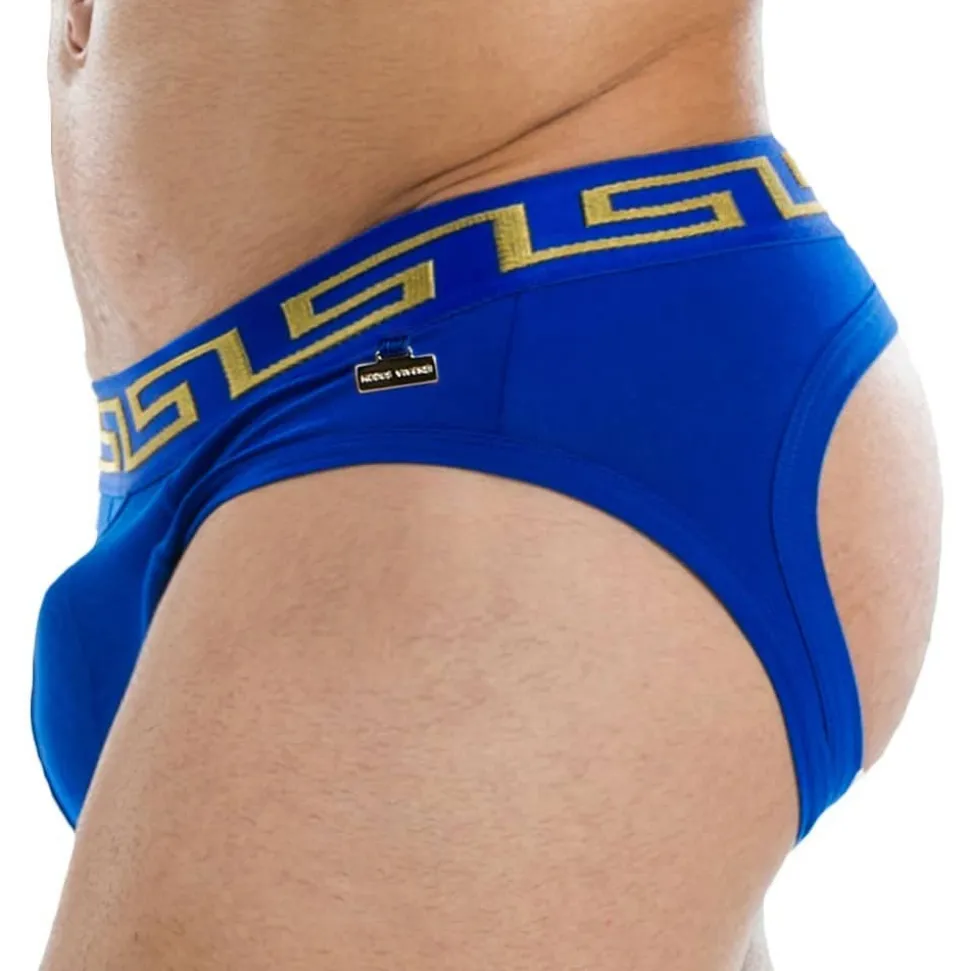 Slip Empty Bottom Meander Bleu