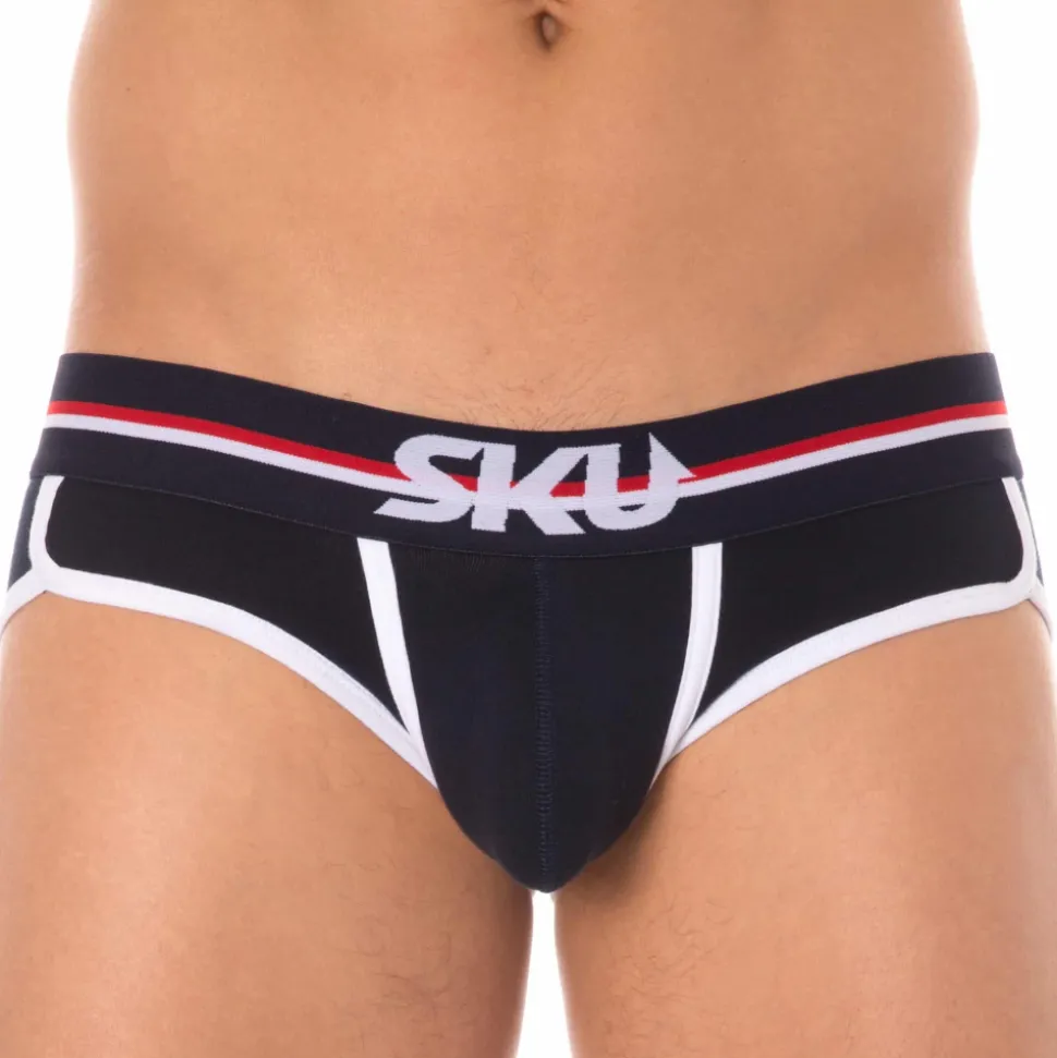 Slip First Coton Bleu Marine