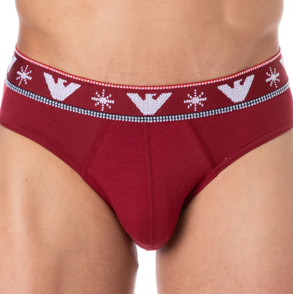 Slip Holidays Jacquard Rouge